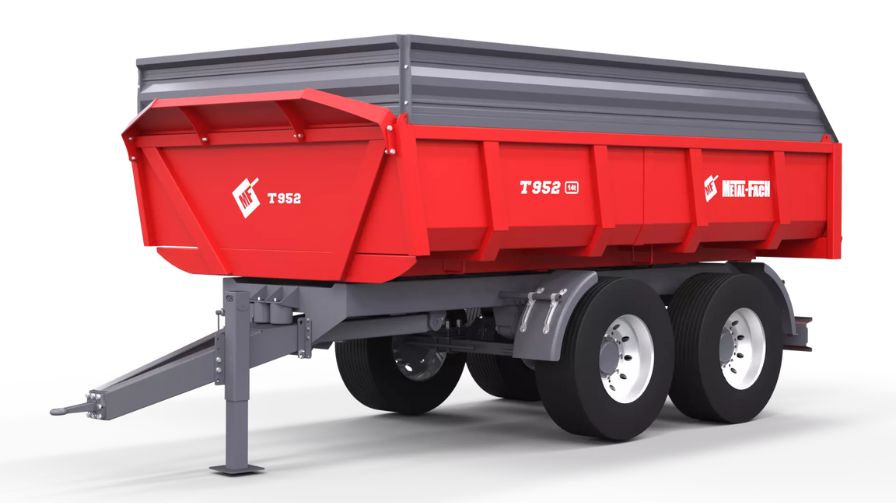 Puspriekabė METAL-FACH T952