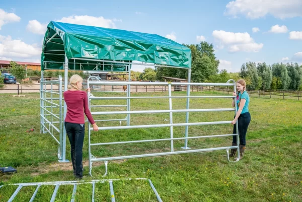Mobili lauko pavėsinė su stogu - Image 7