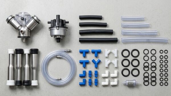 Melžimo įrangos dalys